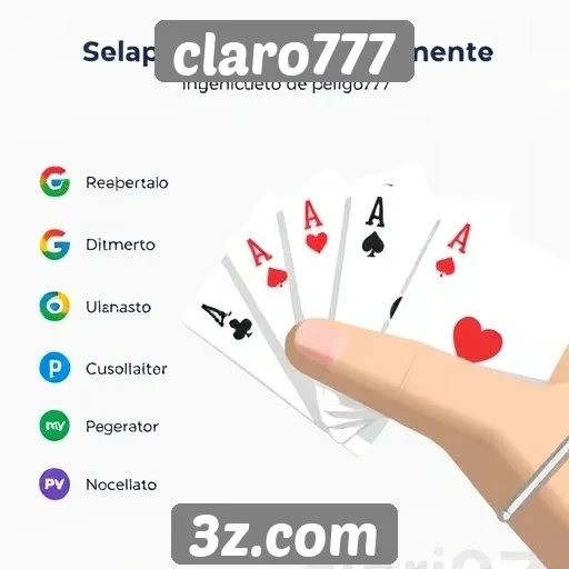 Métodos de pagamento disponíveis no claro777